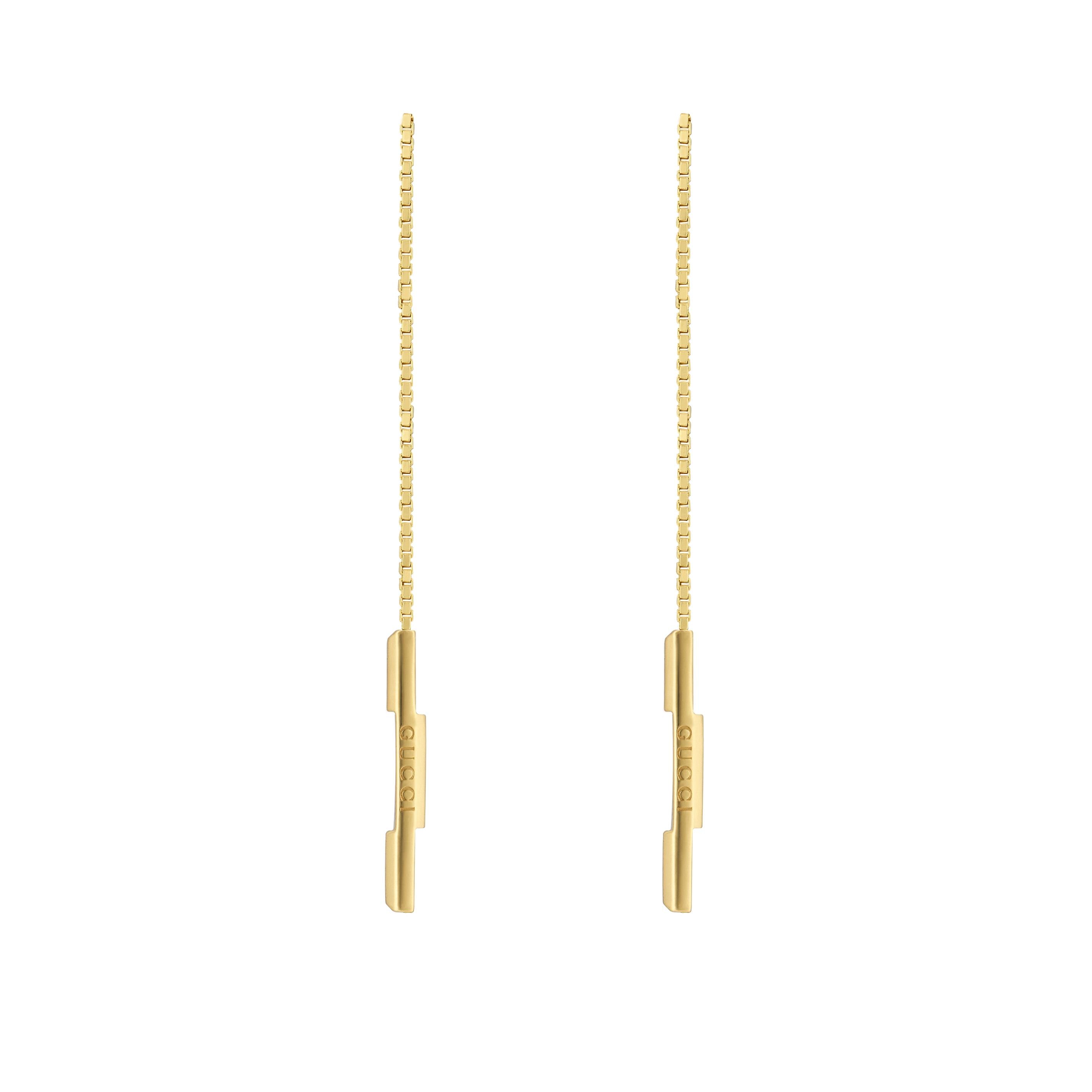 Gucci 18k Yellow Gold Link to Love Earrings