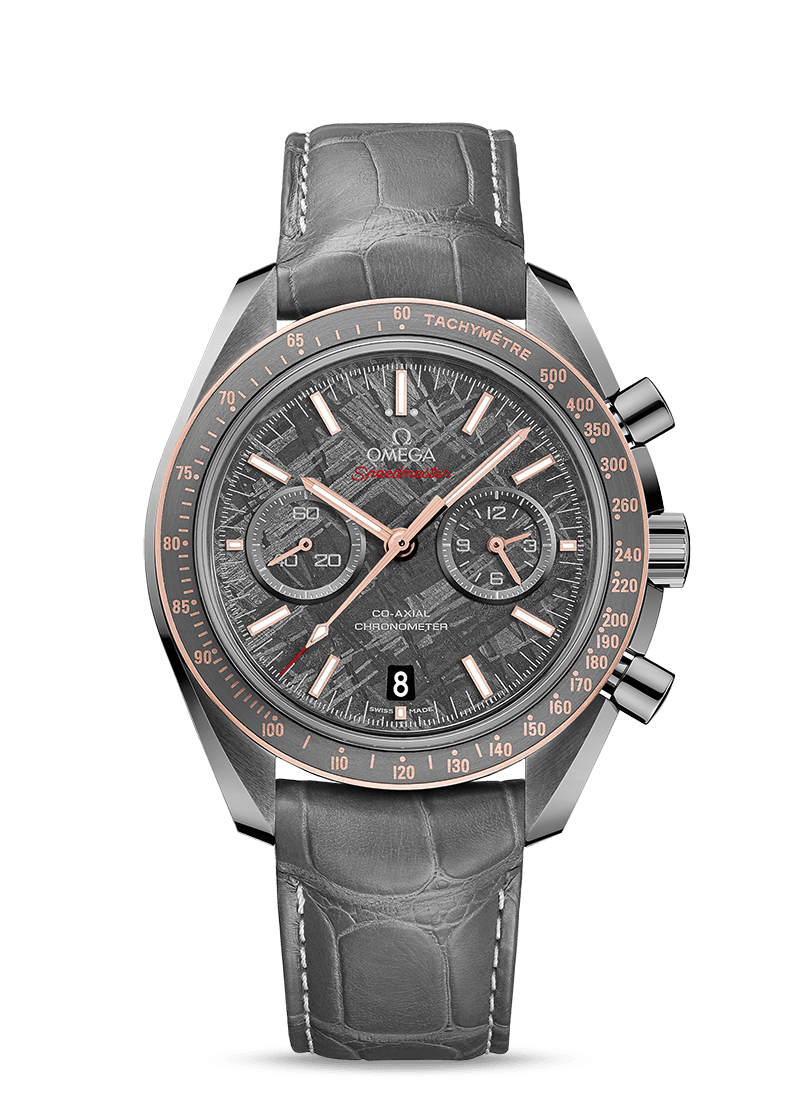 OMEGA Speedmaster Dark Side of the Moon "Meteorite" Co-Axial Chronometer Chronograph 44.25  mm
