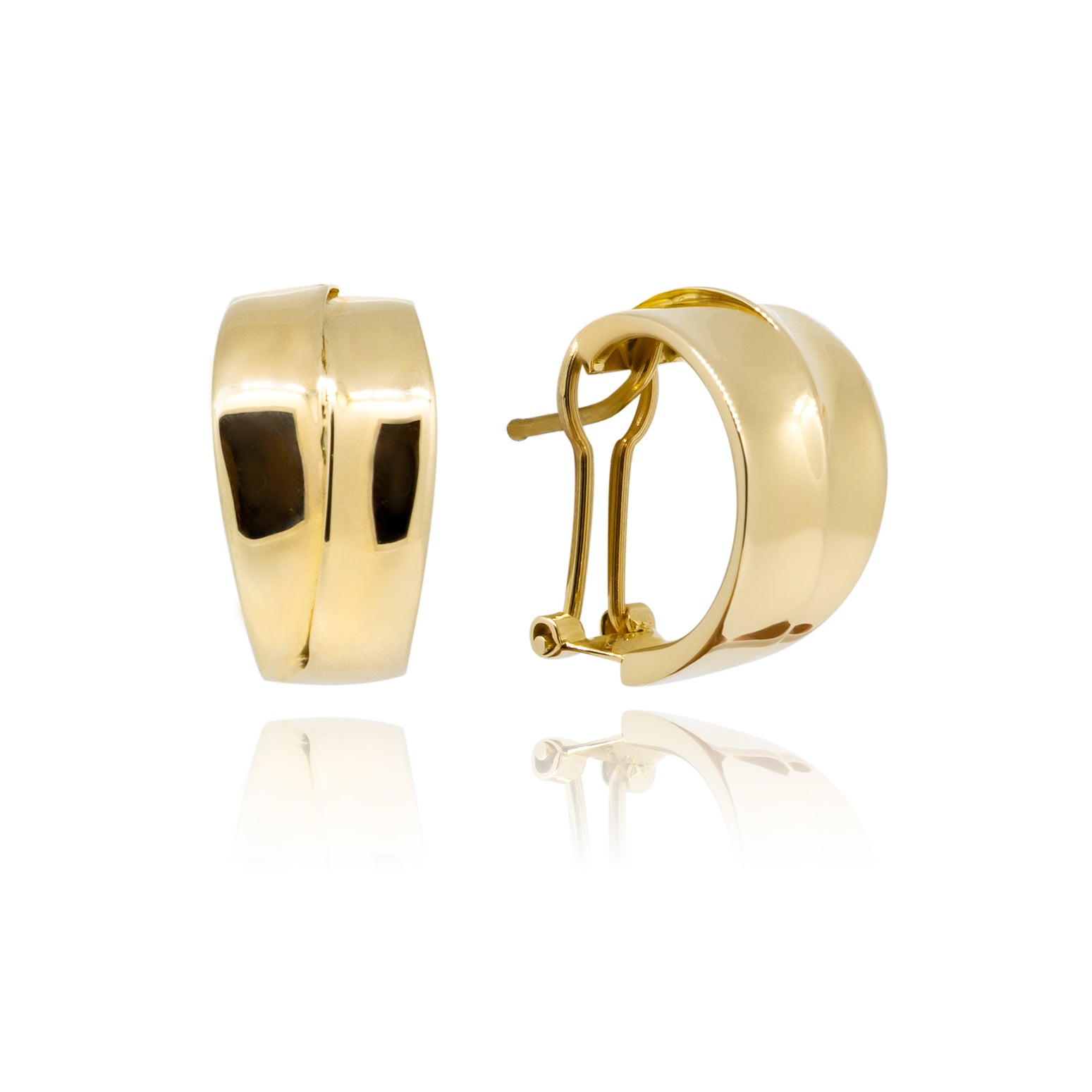 14k Yellow Gold Evening Earrings