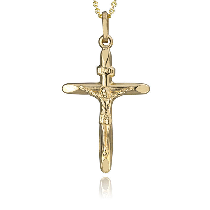 14k Yellow Gold Cross Pendant